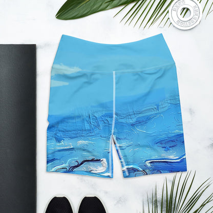 A Drop In The Ocean - Womens Yoga Shorts