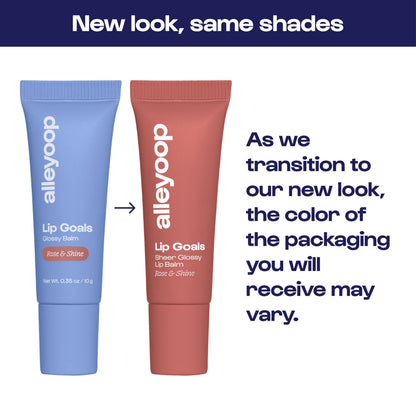 ALLEYOOP Lip Goals – Hydrating Lip Balm with Sheer Dusty Rose (Vegan & Cruelty-Free)