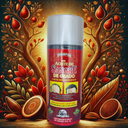 Alma Belleza Dragon's Blood Tree Shampoo Extract - 16 oz with Mamey Seed, Avocado, Jojoba & Vitamin E
