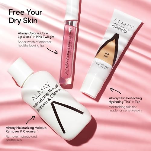 Almay Hydrating Liquid Foundation Tint — Lightweight, Dewy Finish, Hypoallergenic, Fragrance Free, Beige 120