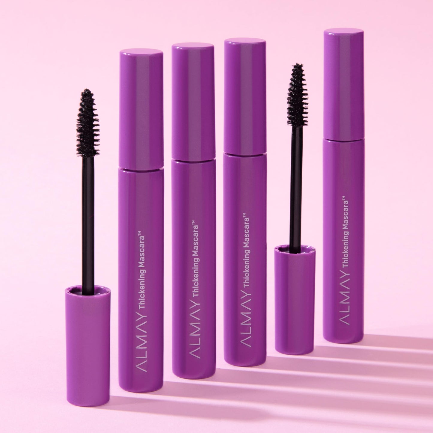 Almay Thickening Mascara, Black Brown – 0.26 fl oz | Build 100% Thicker Lashes