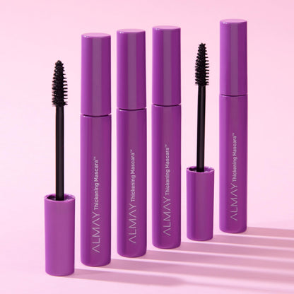 Almay Thickening Mascara, Black Brown – 0.26 fl oz | Build 100% Thicker Lashes