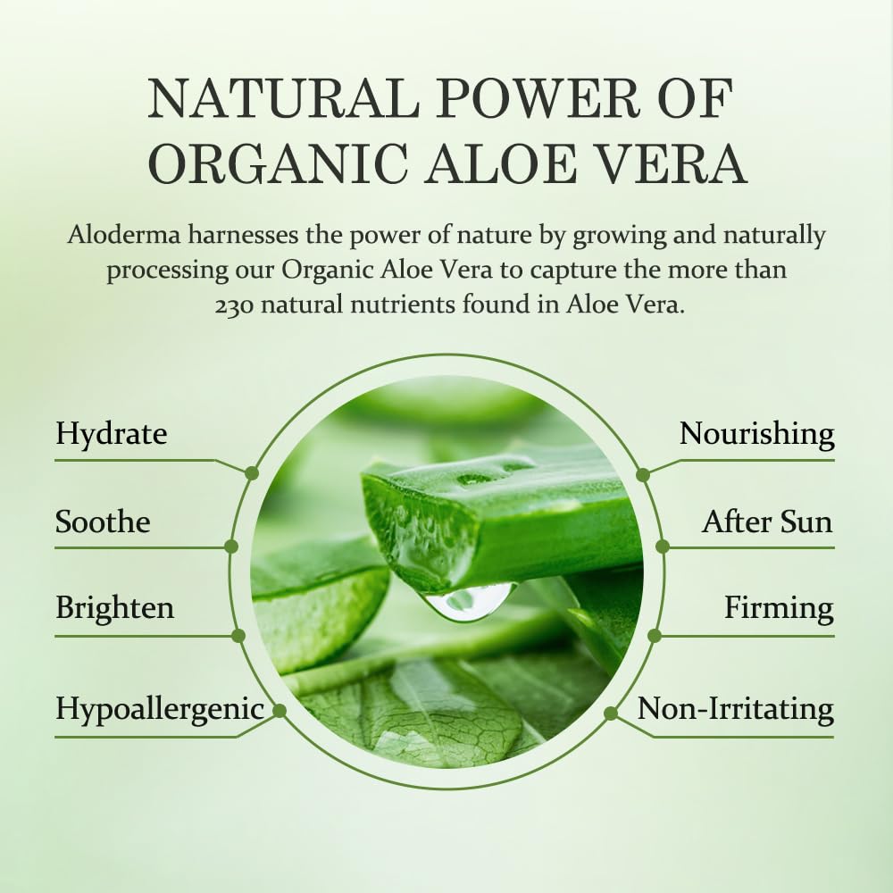Aloderma Skin Brightening Cleanser – Organic Aloe, Niacinamide & Papaya, 4.2oz