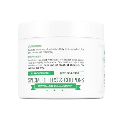 Aloe Infusion Aloe Vera Face & Body Cream – Deep Hydration, Non-Greasy Moisturizer with Shea Butter & Manuka Honey