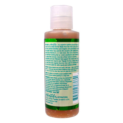 Aloe Life Skin Gel & Herbs – Organic Whole-Leaf Aloe Vera, Fragrance-Free (4 oz)