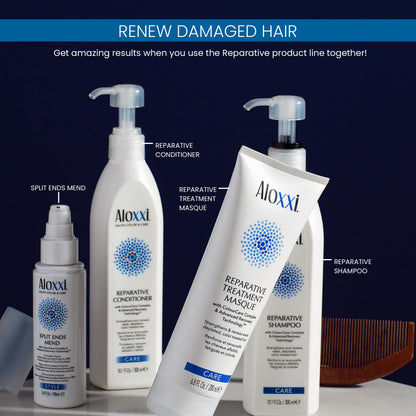ALOXXI Reparative Hair Repair Shampoo for Damaged Hair with ColourCare Complex | 10.1 Fl Oz