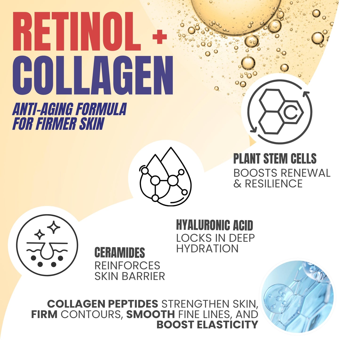 Alozera Skin Firming Retinol Collagen Body Lotion with Stem Cells – 2-Pack (Fragrance-Free)