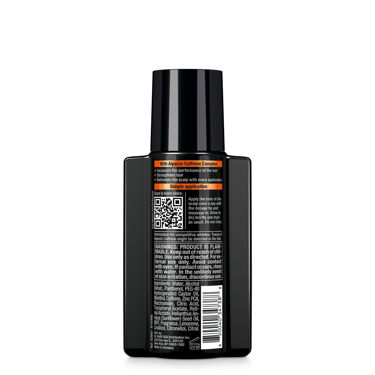 Alpecin Caffeine Hair Booster – 6.76 oz | Energize Scalp & Fuller Hair