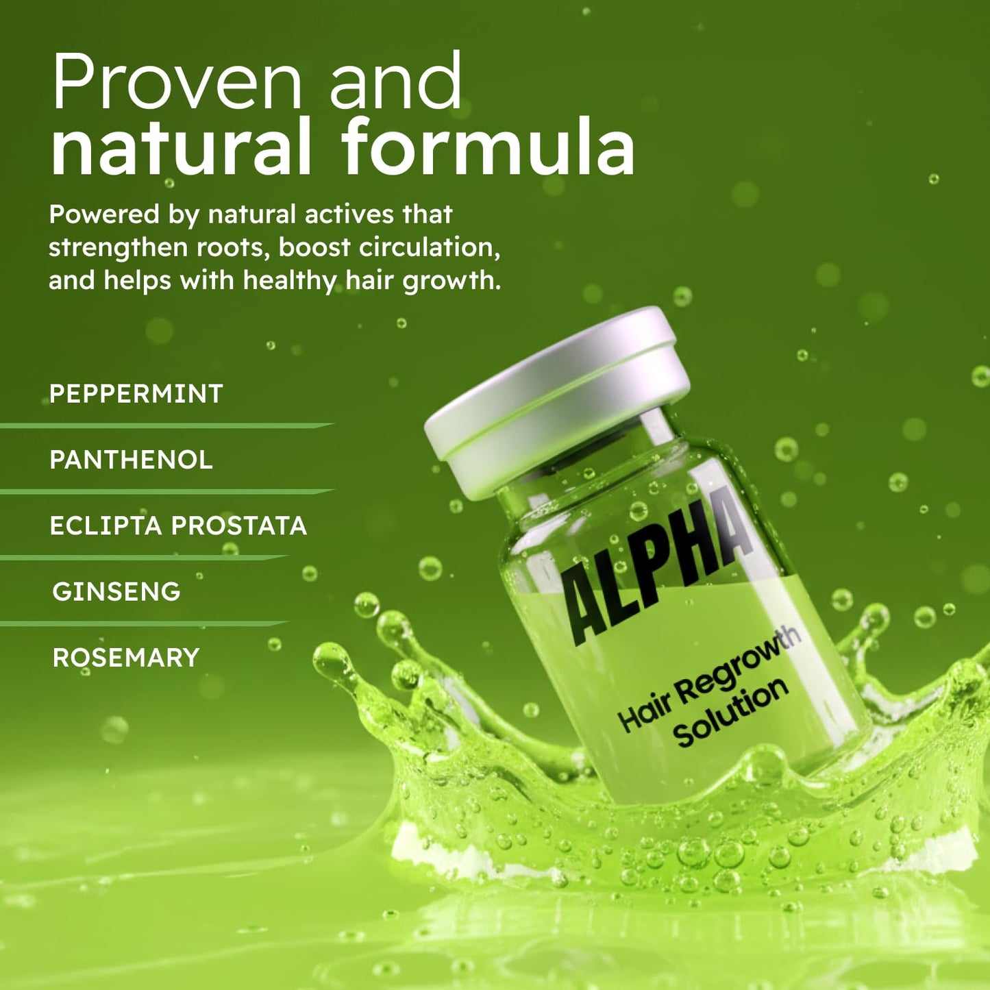 Alphainfuse Scalp Nourishing Serum for Men – Ginseng & Eclipta Botanical Blend