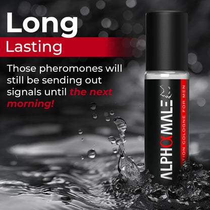 AlphaMale Pheromones Cologne for Men – Long-Lasting Roll-On Scent, Made in USA