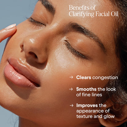 ALPYN Clarifying Facial Oil with Retinol & Pink Algae | Clear Congestion & Glow