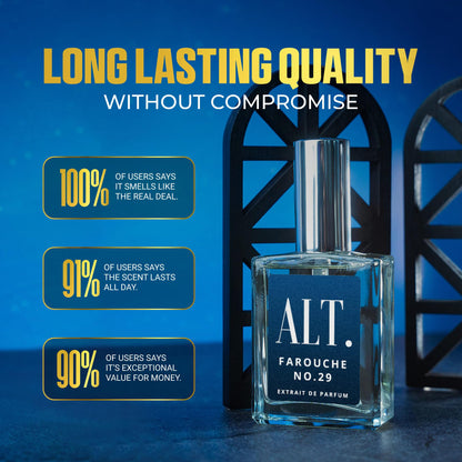 ALT. FRAGRANCES Farouche No. 29 Perfume Extract for Men 100ml – Bold, Long-Lasting Scent