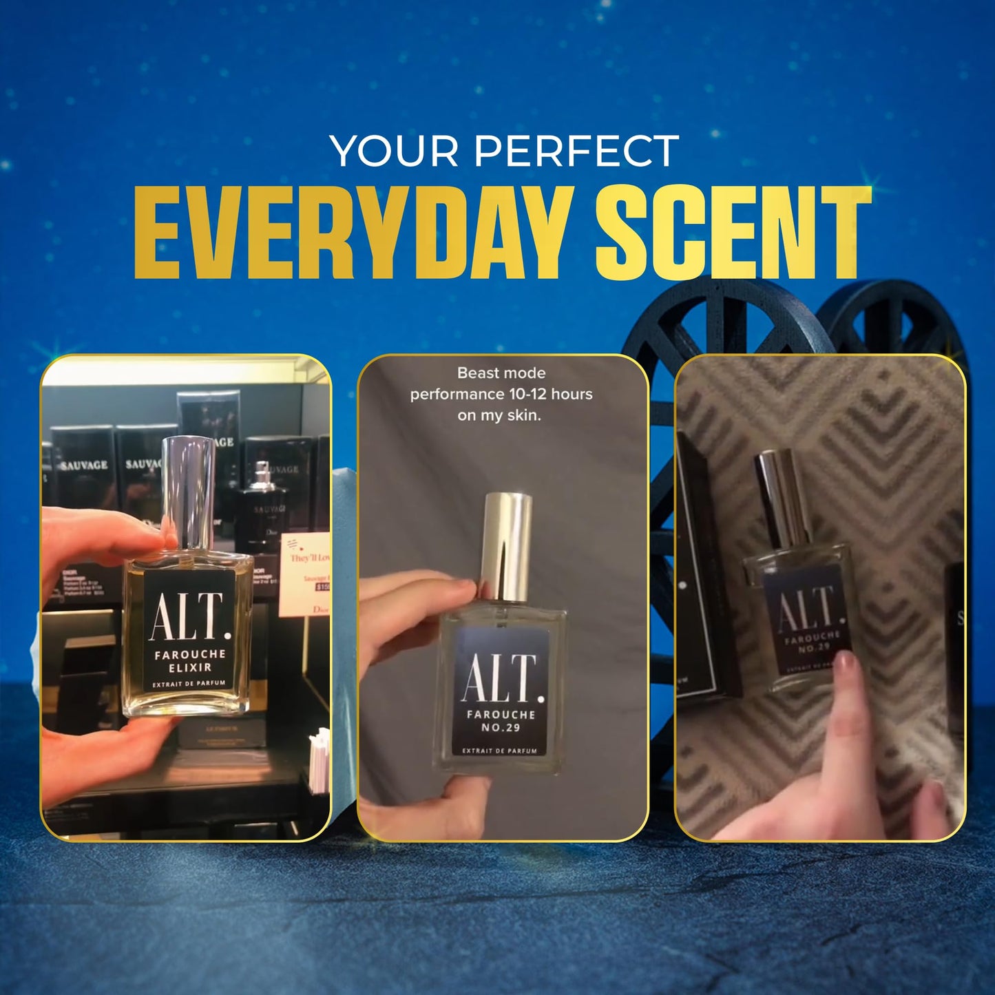 ALT. FRAGRANCES Farouche No. 29 Perfume Extract for Men 100ml – Bold, Long-Lasting Scent