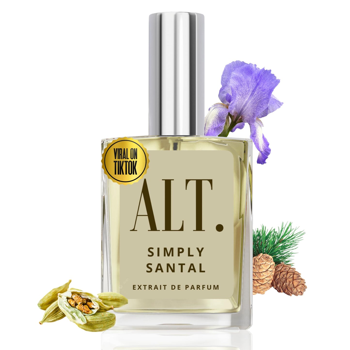 ALT. FRAGRANCES Simply Santal Extrait de Parfum – Unisex Perfume Inspired by Santal 33, 60ml