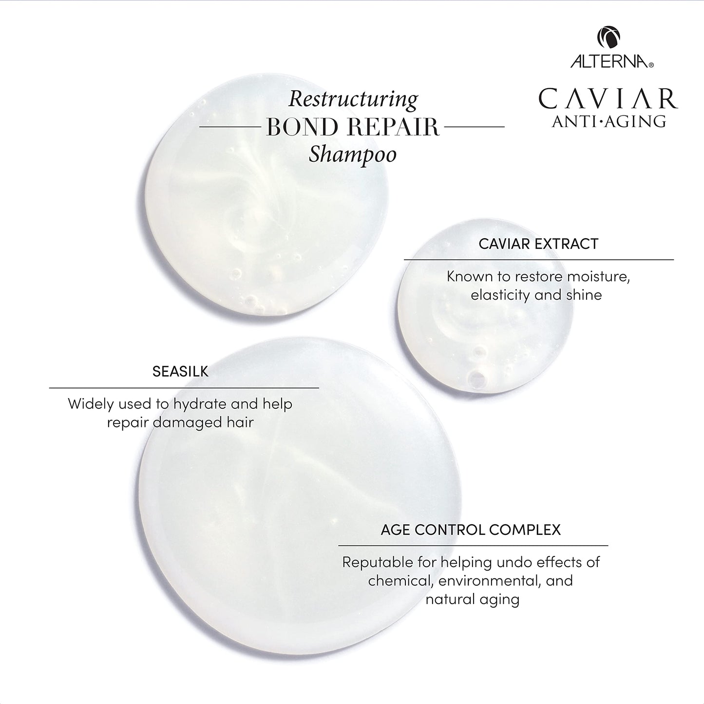 Alterna Caviar Bond Repair Shampoo & Conditioner Set – 8.5 oz Each (Pack of 2)