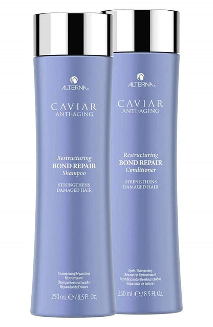Alterna Caviar Bond Repair Shampoo & Conditioner Set – 8.5 oz Each (Pack of 2)