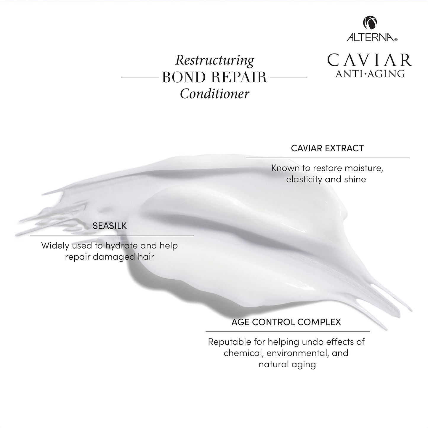 Alterna Caviar Bond Repair Shampoo & Conditioner Set – 8.5 oz Each (Pack of 2)