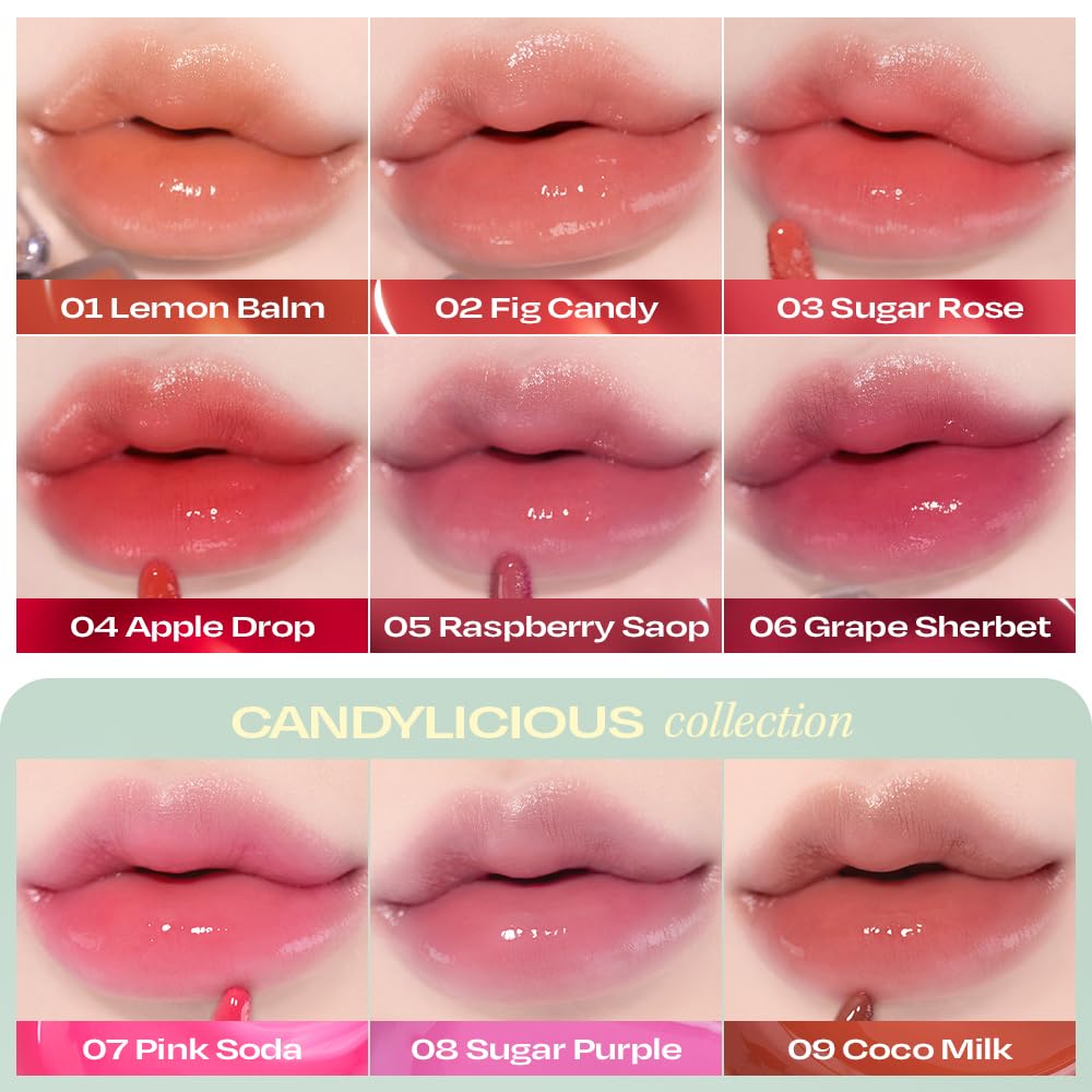 alternativestereo Lip Potion Aqua Glow No.5 Raspberry Soap — Hydrating Non-Sticky Gloss with Sheer Radiance | 0.3 oz