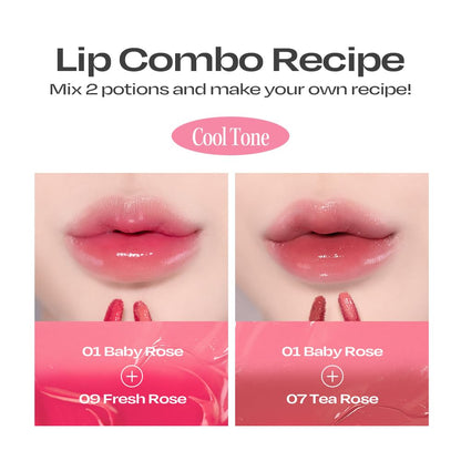 alternativestereo Lip Potion Balmy Rose – Hydrating Rosy Lip Tint, 0.3 oz | Multi-Use Lip & Cheek Tint