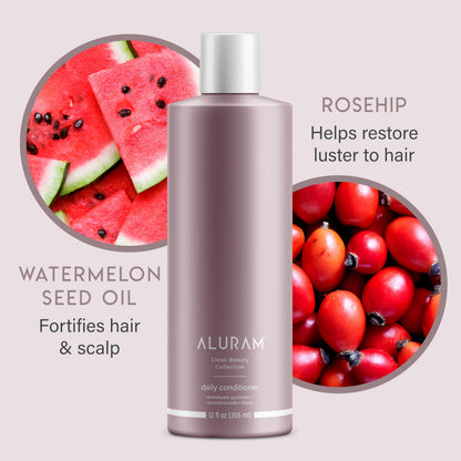 ALURAM Coconut Water Daily Conditioner – Clean Hydration and Shine for All Hair Types | 12 Fl Oz