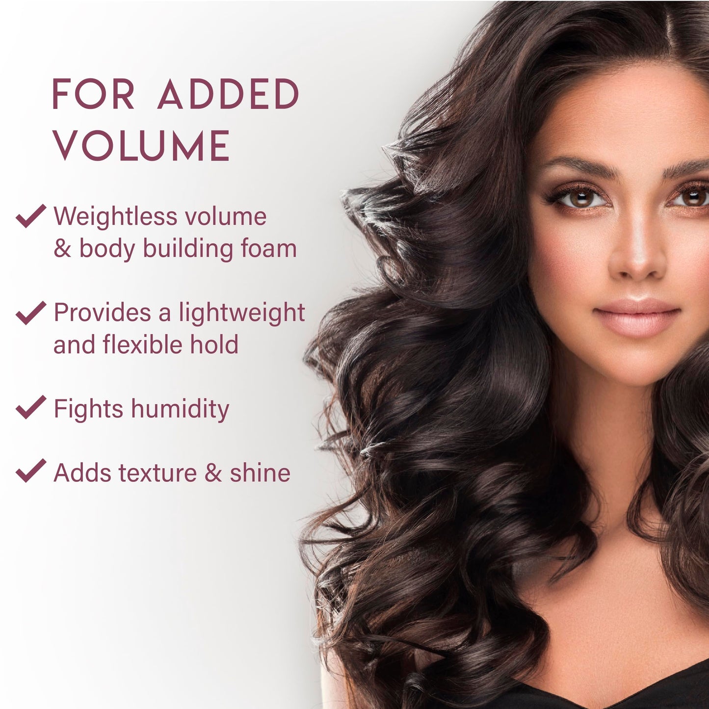 ALURAM Coconut Water Volumizing Foam – Lightweight Lift & Flexible Hold (7 fl oz)