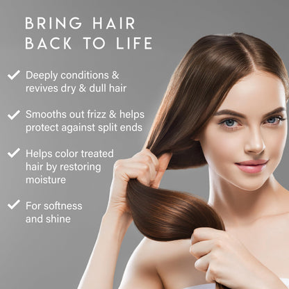 ALURAM Hydrate & Repair Hair Treatment | Intense Moisture Infusion for All Hair Types | 11 fl oz