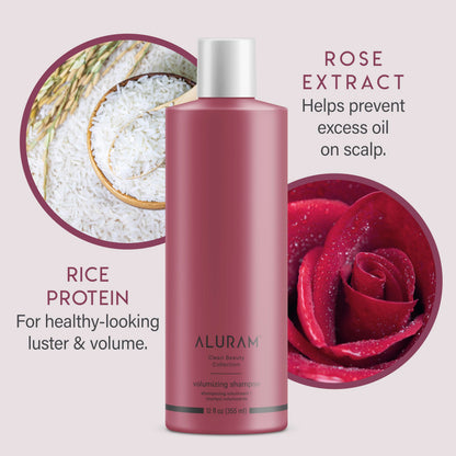 ALURAM Volumizing Shampoo - Gentle Weightless Body for All Hair Types | 12 Fl Oz
