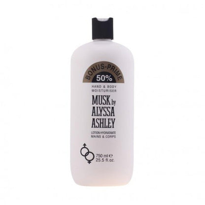 Alyssa Ashley Musk Hand & Body Lotion 750ml | Hydrating, Soft Skin