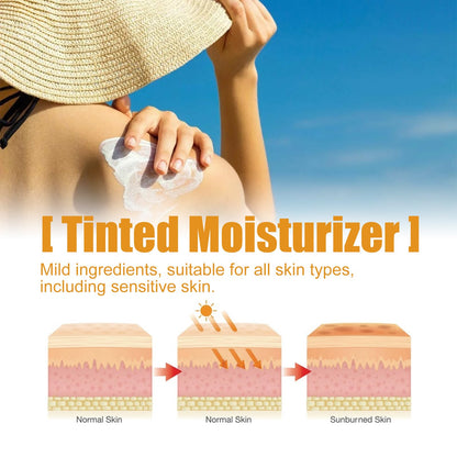 AMALIA Universal Tinted Moisturizer SPF 50+ PA+++ | Anti-Aging Foundation Cream 1.69 fl oz