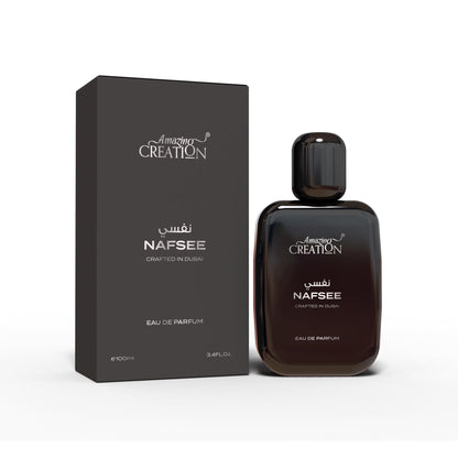 Amazing Creation Nafsee Eau de Parfum for Men – Woody Floral Aromatic 100ml