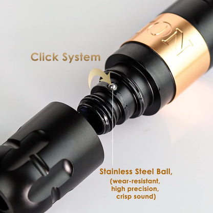 Ambition Soldier Rotary Battery Pen Tattoo Machine – 2400mAh Wireless Power, Coreless Motor