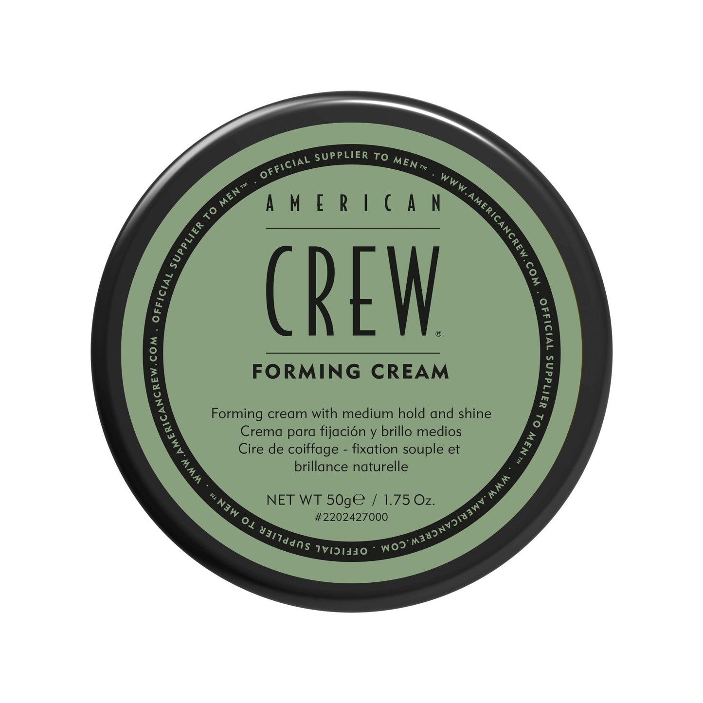 AMERICAN CREW Crème coiffante formante – Pack de 3 pots, tenue moyenne et brillance modérée