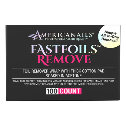 Americanails FastFoils 100 ct – One Step Gel Polish Foil Remover Wraps