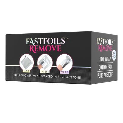 Americanails FastFoils 100 ct – One Step Gel Polish Foil Remover Wraps