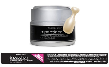 AminoGenesis Tripeptinon Ceramide Age-Defying Serum – Lifting, Firming Renewal (40 Capsules)
