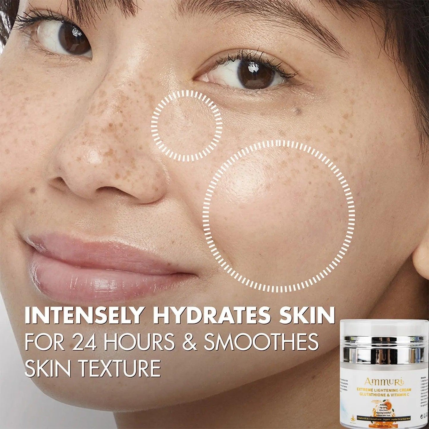 Ammuri Skincare Brightening Cream with Vitamin C & Glutathione