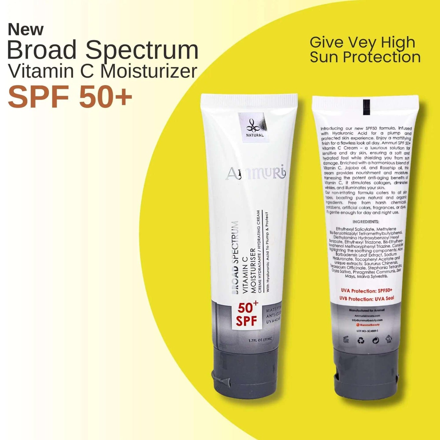 Ammuri Radiant Skin Serum Set - Retinol & SPF 50 Vitamin C Anti-Aging Duo