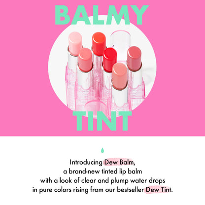 Amuse SEOUL DEW BALM 01 BALLERINA – Sheer Tint Lip Balm with Plant Oils