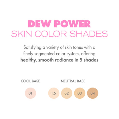 Amuse SEOUL Dew Power Vegan Cushion Foundation (01 PURE) – Dewy Glow, Long-Lasting Coverage, Clean Beauty