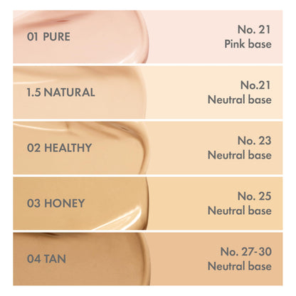 Amuse SEOUL Dew Power Vegan Cushion Foundation (04 TAN) – Dewy Glow, Long-Lasting Coverage, Clean Beauty