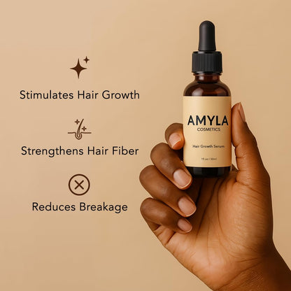 Amyla Cosmetics Hair Growth Serum for Women – 1 fl oz (30 mL)