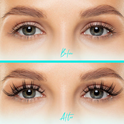 AMZGIRL LASH Lash Clusters Wet Look – 168 Pcs, Ultra-Thin Band, 10–18mm C-Mix