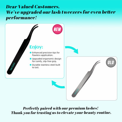 AMZGIRL LASH Lash Extension Kit 280Pcs – 60D/80D Mixed Lashes, Bond & Seal, Remover, DIY Home Kit