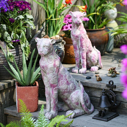 AN2 Garden Decoration, A Set Of Two Dog Statues