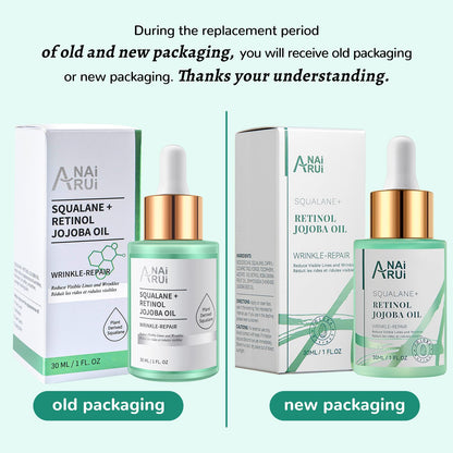 ANAI RUI Squalane Retinol Jojoba Oil Moisturizer for Face – Hydrate, Nourish, Smooth Fine Lines
