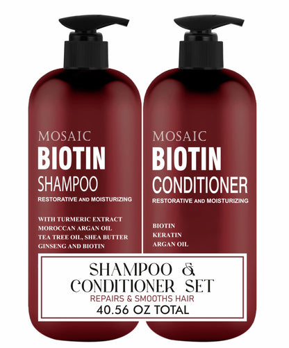 AnatoliaDaphne Biotin Volumizing Shampoo & Conditioner Set for Thinning Hair