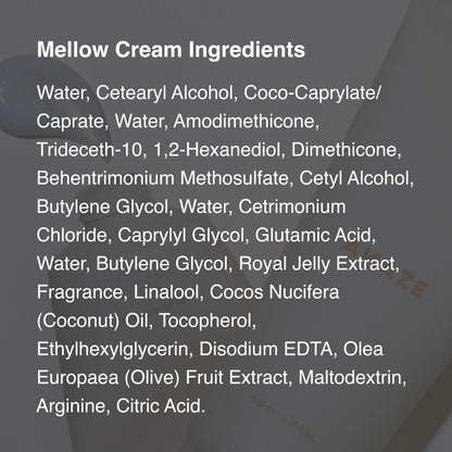 ANAZE Mellow Cream Hair Treatment 150 ml – Leave-In Conditioner for Deep Moisture & Damage Repair, Instant Results on Dry, Frizzy, and Color-Treated Hair