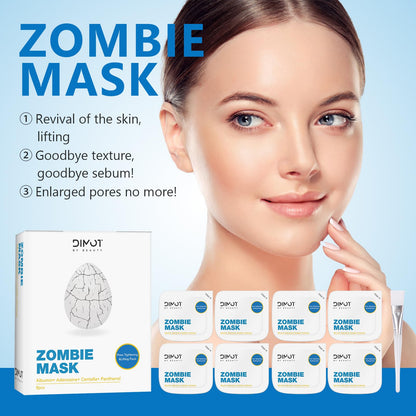 ANCAI 2025 Zombie Facial Mask – Hydrating Clay Mud Mask for Pore Tightening & Lifting (8 x 1-Use Boxes)