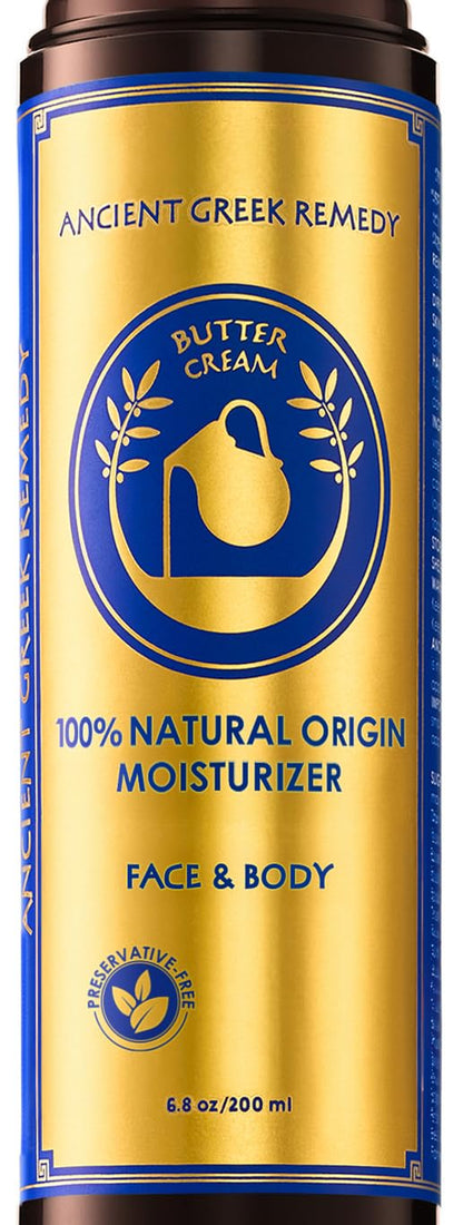 Ancient Greek Remedy Butter Cream 6.8 oz – Hydrating, Vegan Skin Moisturizer