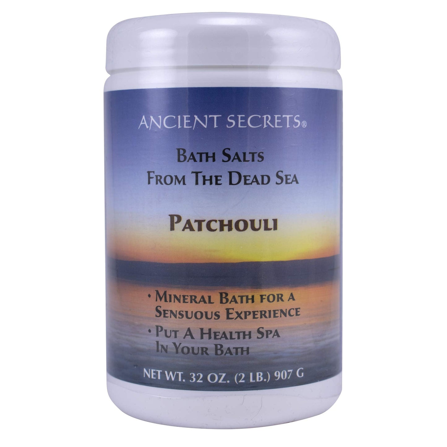 Ancient Secrets Mineral Baths – Dead Sea Aromatherapy (Patchouli), 32 oz x 2